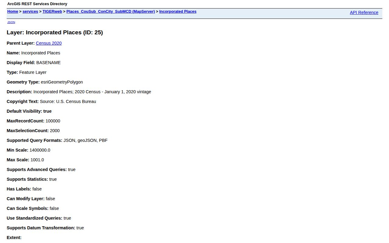 Census incorporated place data for Pleasureville arrest jurisdiction context