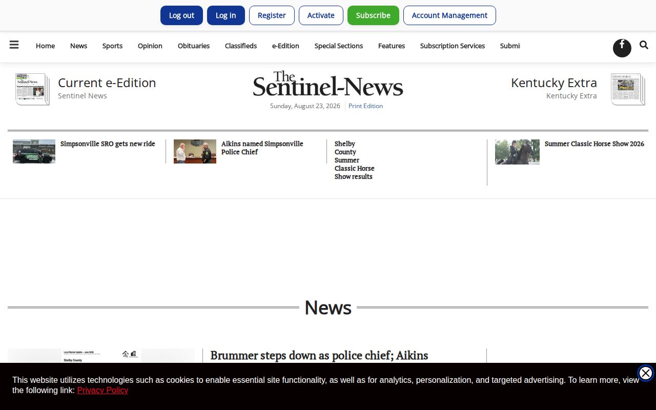 Shelby County crime news at The Sentinel-News